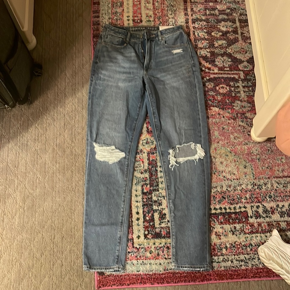 american eagle NWT mom jeans size 6 extra long